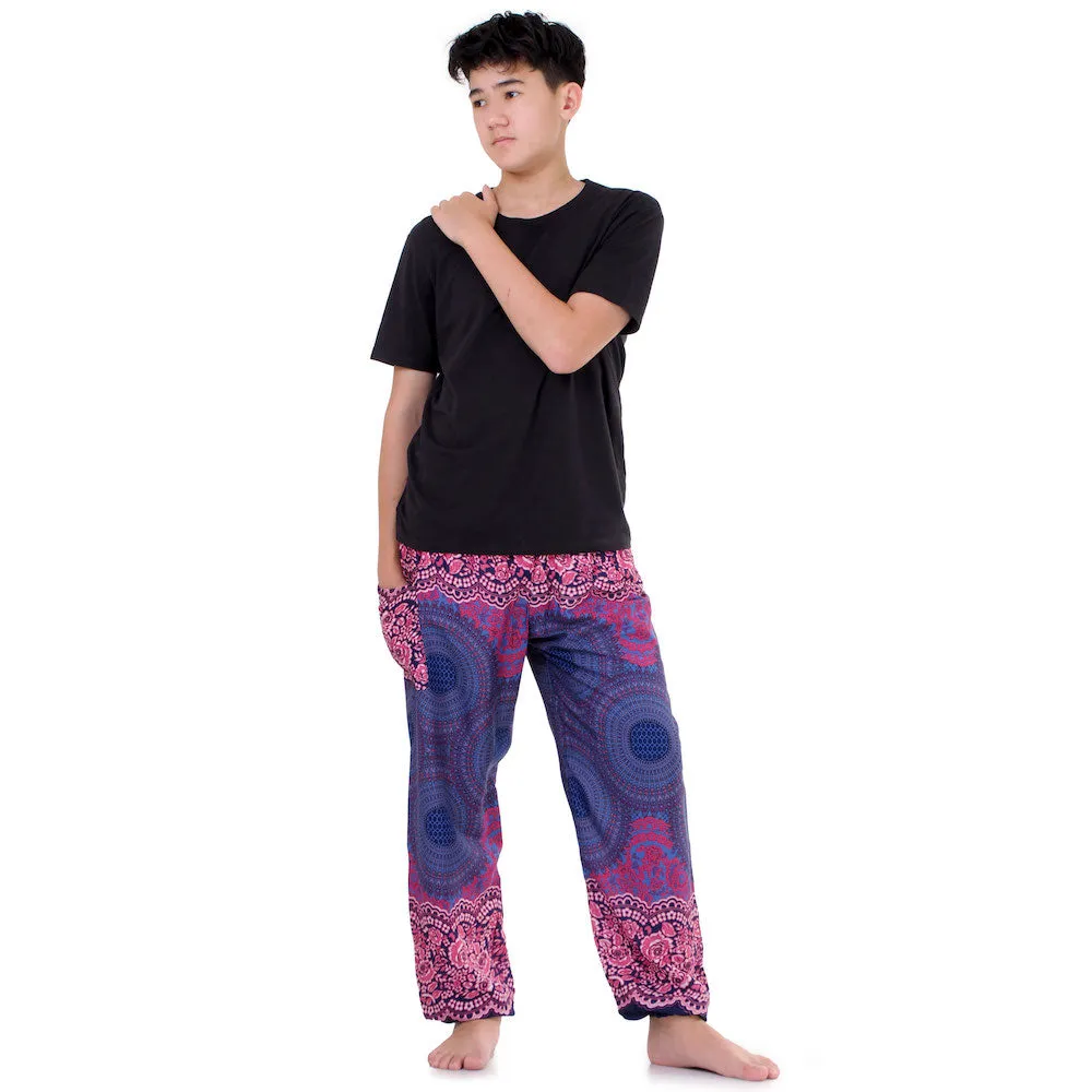 Men's Mandala Harem Pants Mystic Gray