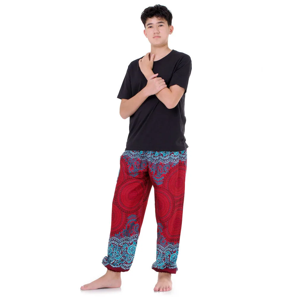 Men's Mandala Harem Pants Mystic Gray