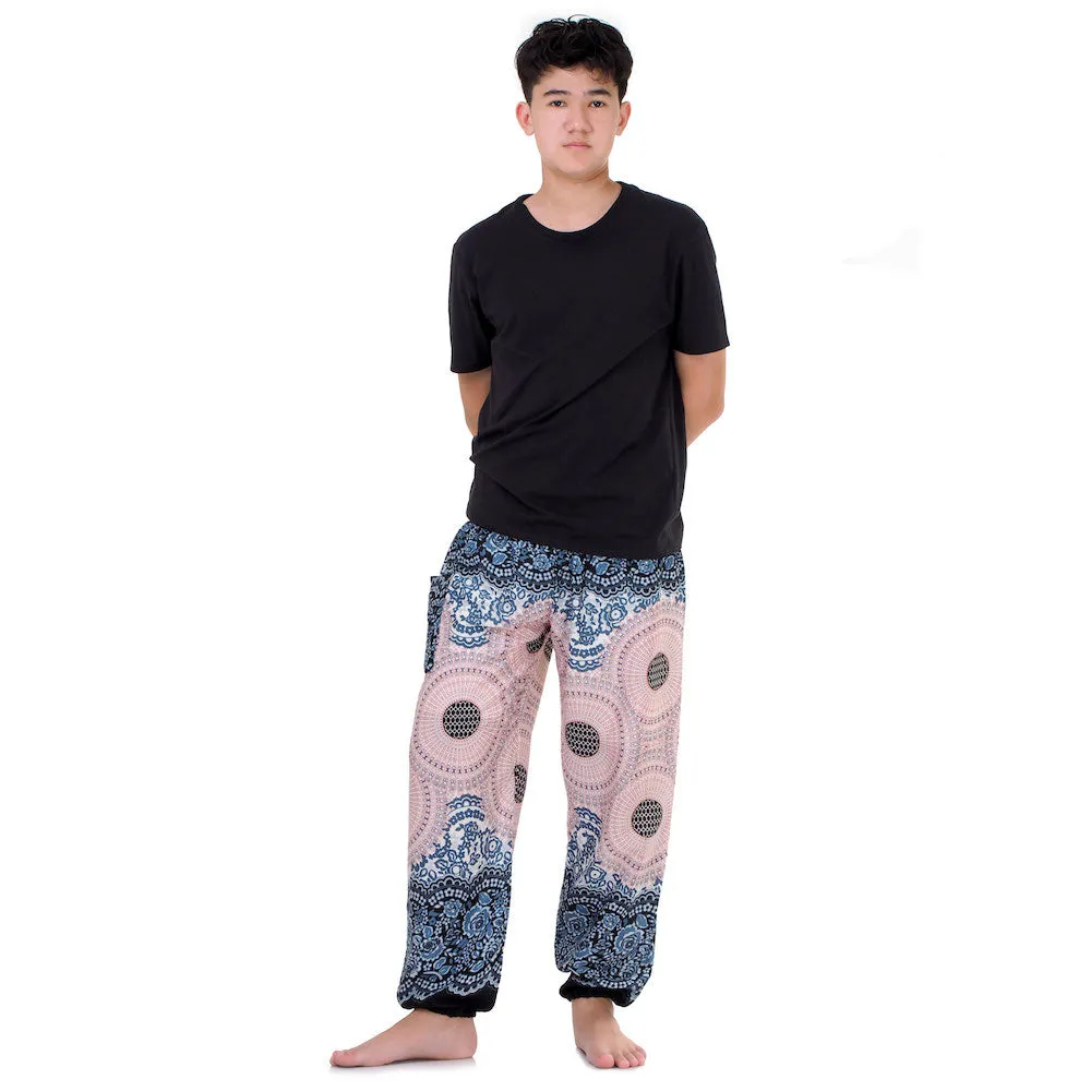 Men's Mandala Harem Pants Mystic Gray