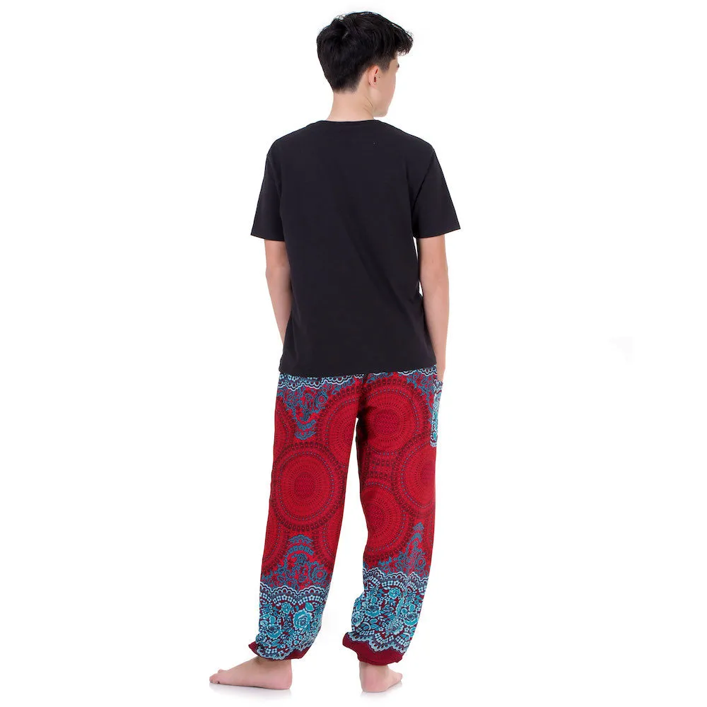 Men's Mandala Harem Pants Mystic Gray