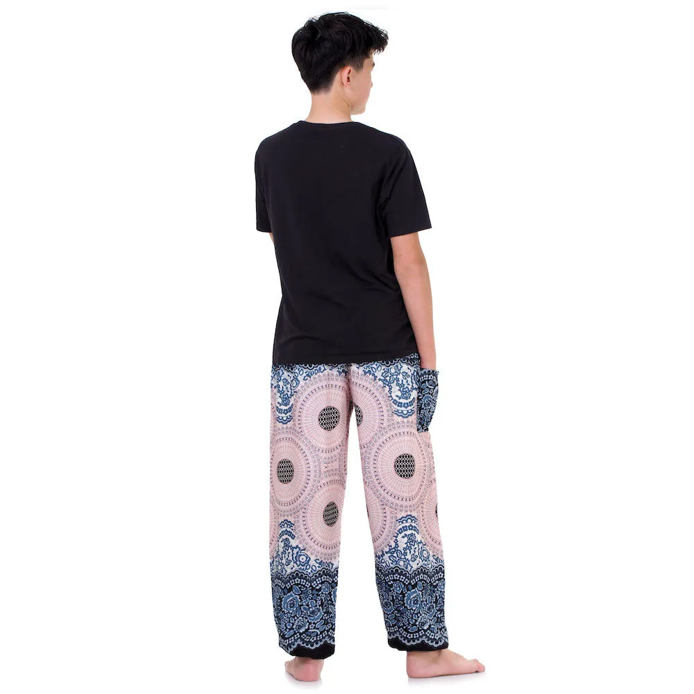 Men's Mandala Harem Pants Mystic Gray