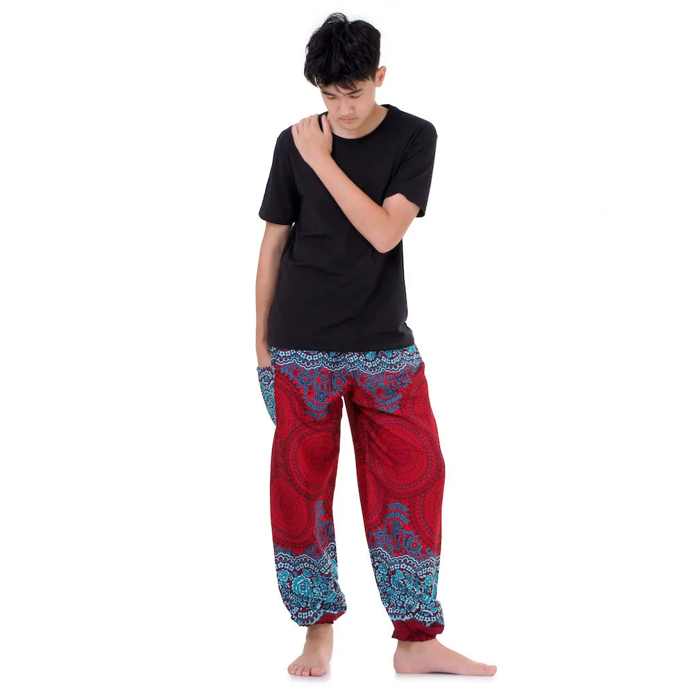 Men's Mandala Harem Pants Mystic Gray