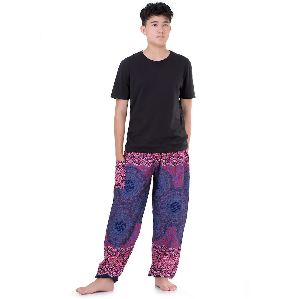 Men's Mandala Harem Pants Mystic Gray