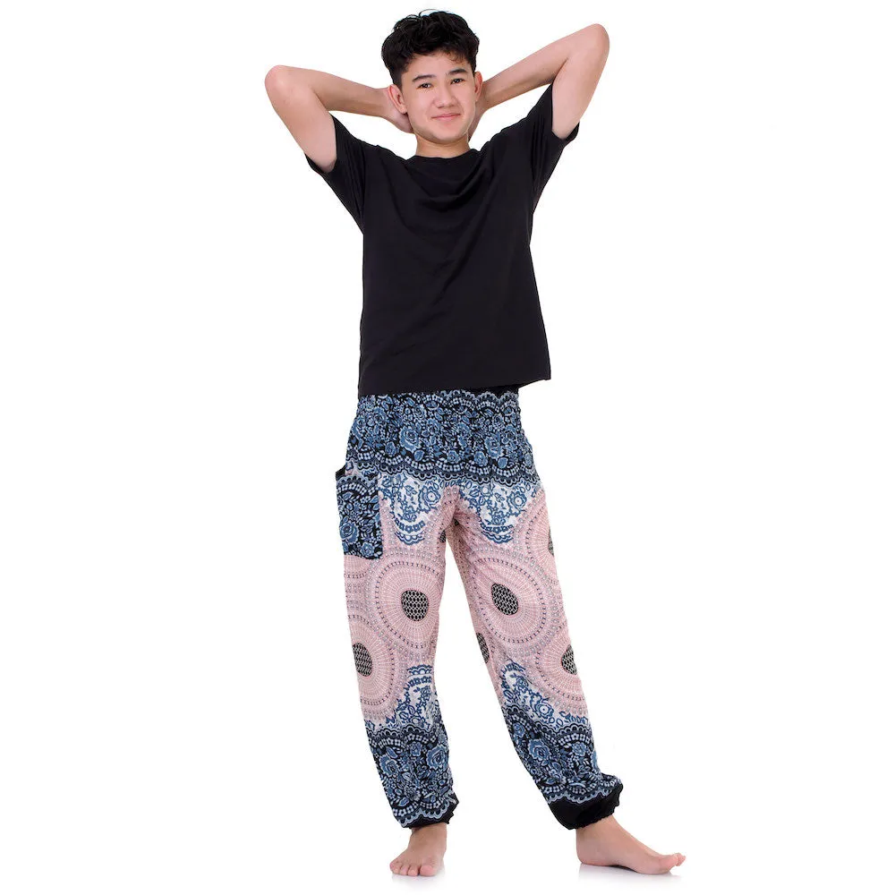 Men's Mandala Harem Pants Mystic Gray