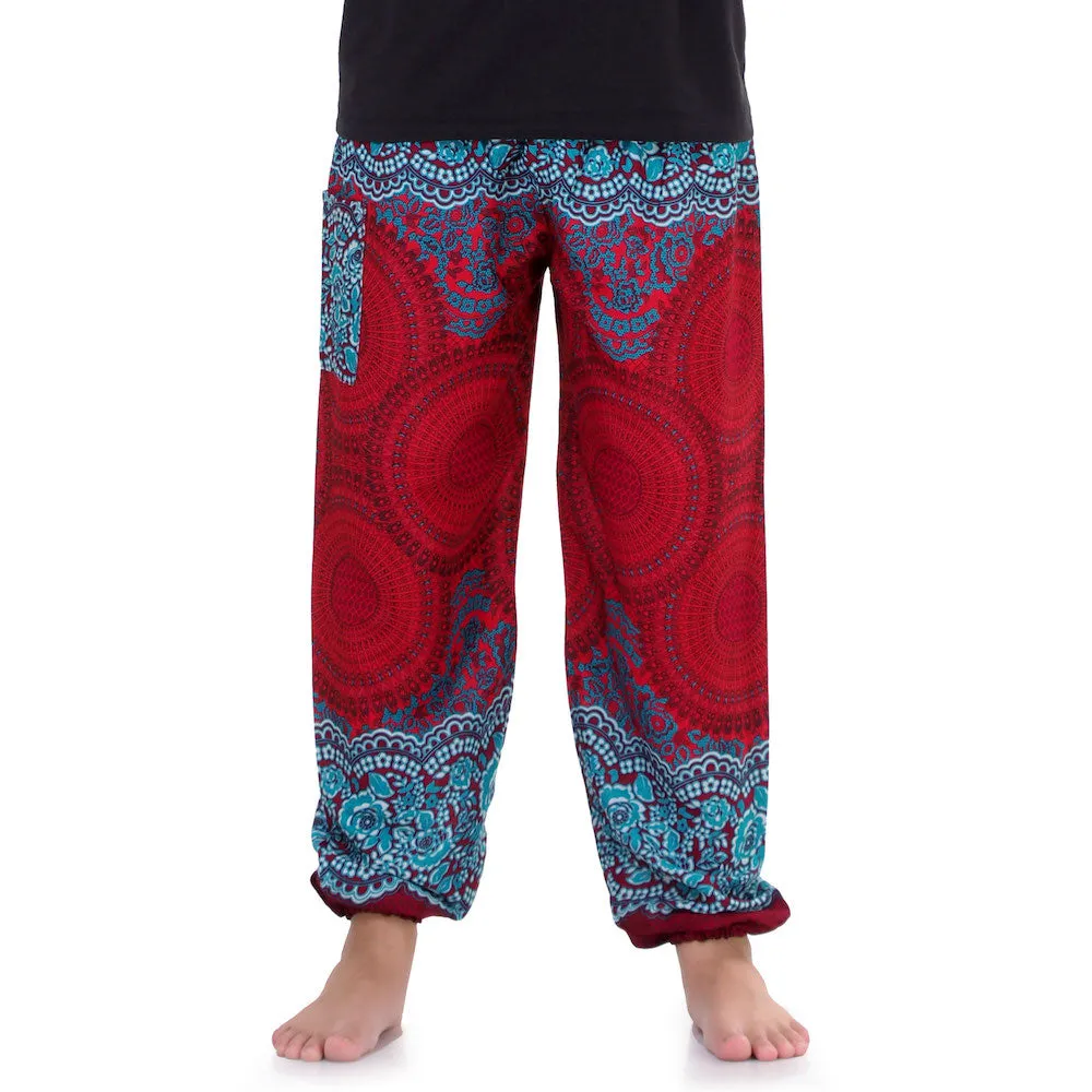 Men's Mandala Harem Pants Mystic Gray