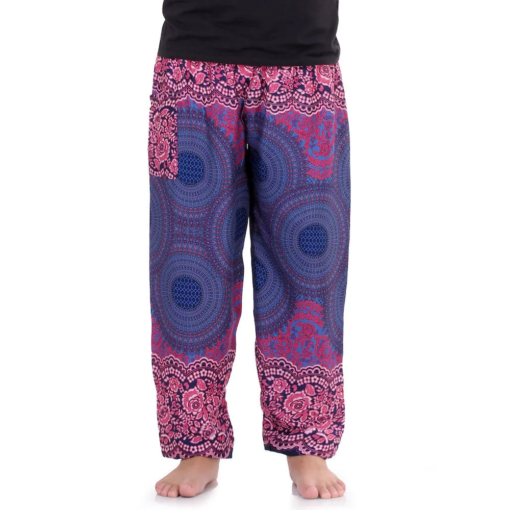 Men's Mandala Harem Pants Mystic Gray