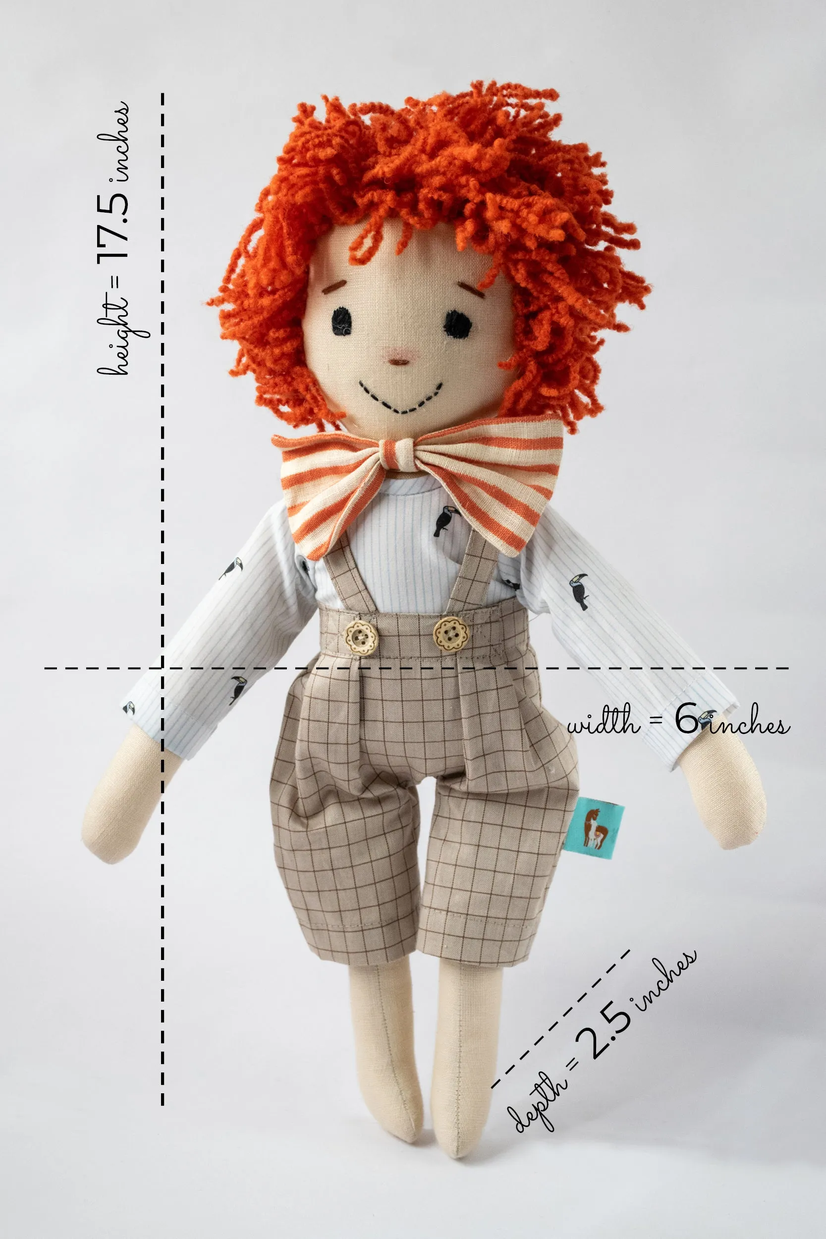 Miss Shopper Doll in Bow Tie