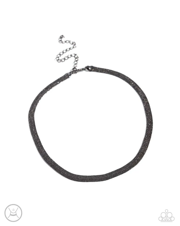 Paparazzi Necklace ~ Simply Scintillating - Black