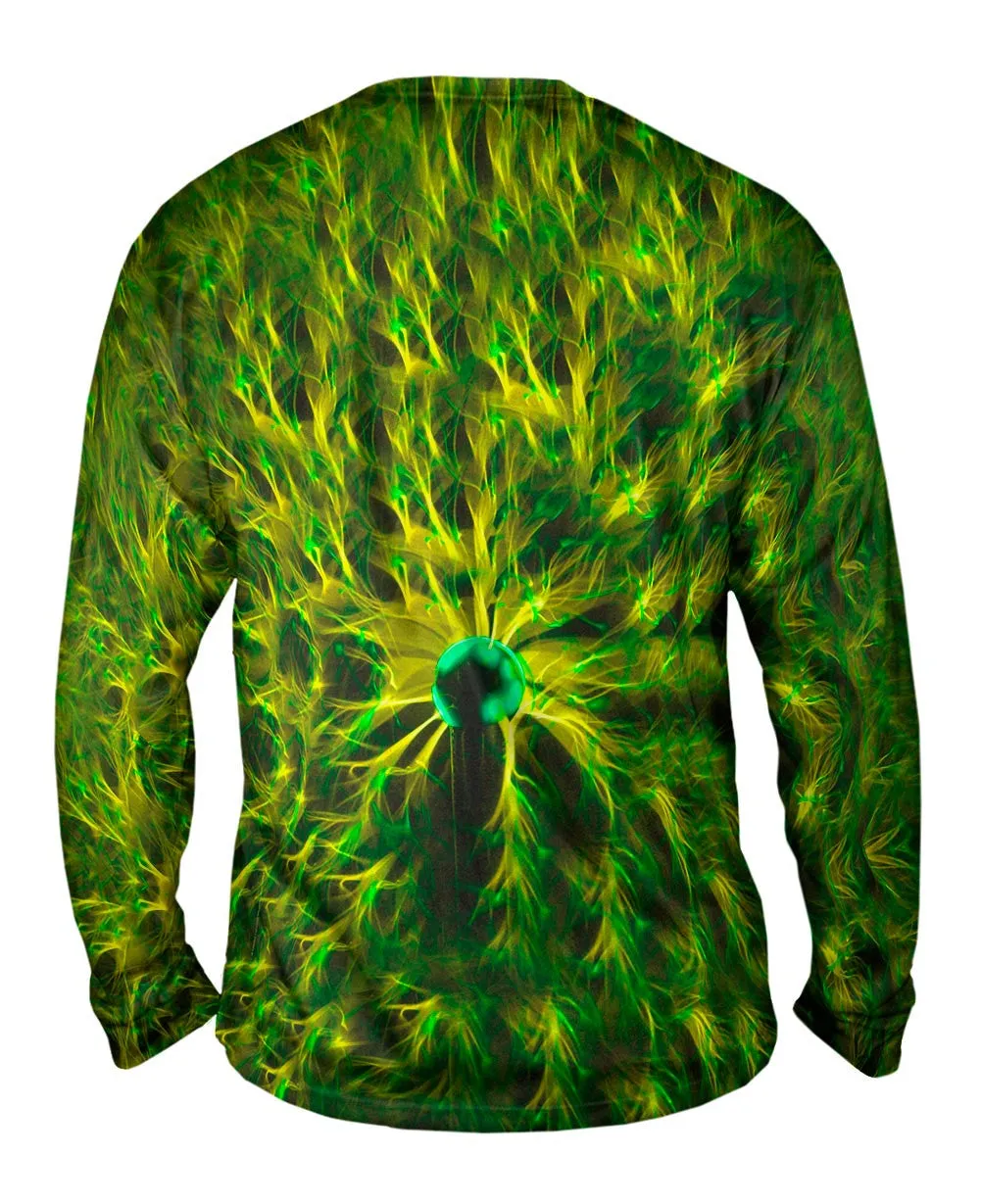 Plasma Lamp Green Allover