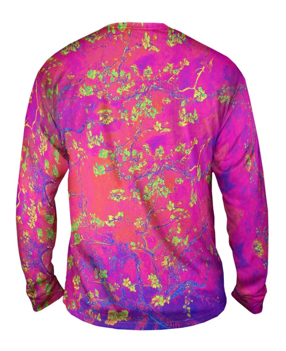 Pop Art - "Van Gogh Blossoming Hot Pink Yellow" (1890)
