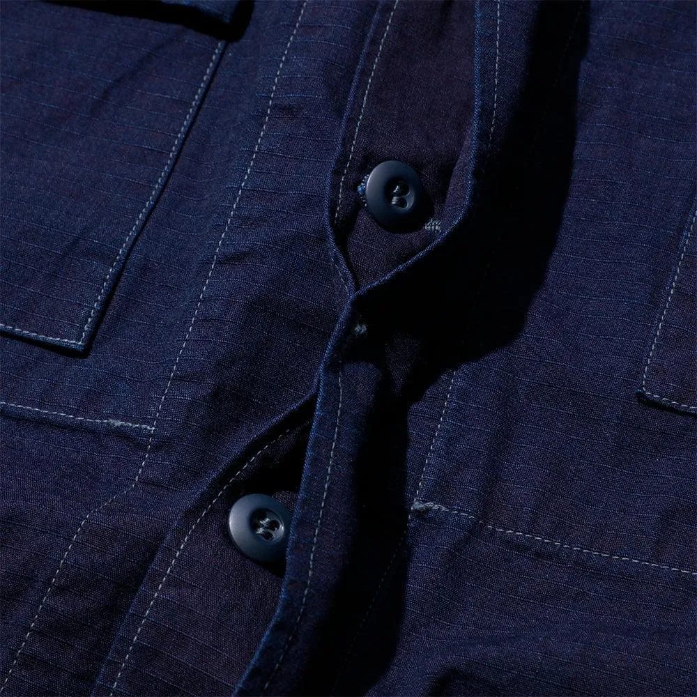 Post Overalls BDU-R Cotton Ripstop Jacket Indigo