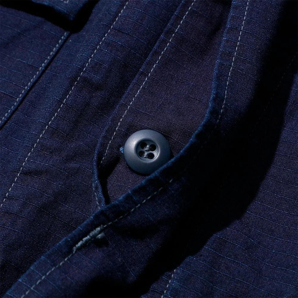 Post Overalls BDU-R Cotton Ripstop Jacket Indigo
