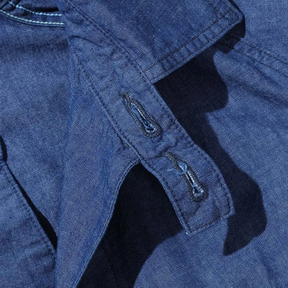 Post Overalls Post 43 Vintage Sheeting Chambray Work Jacket