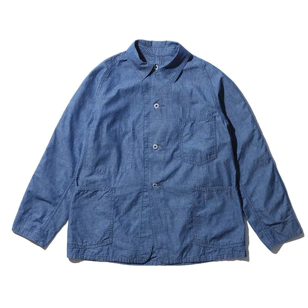 Post Overalls Post 43 Vintage Sheeting Chambray Work Jacket