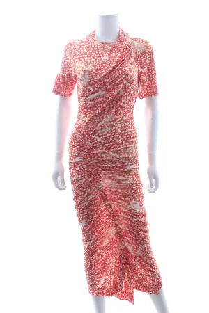 Preen by Thornton Bregazzi Asymmetric Floral Printed Stretch-Jersey Dress