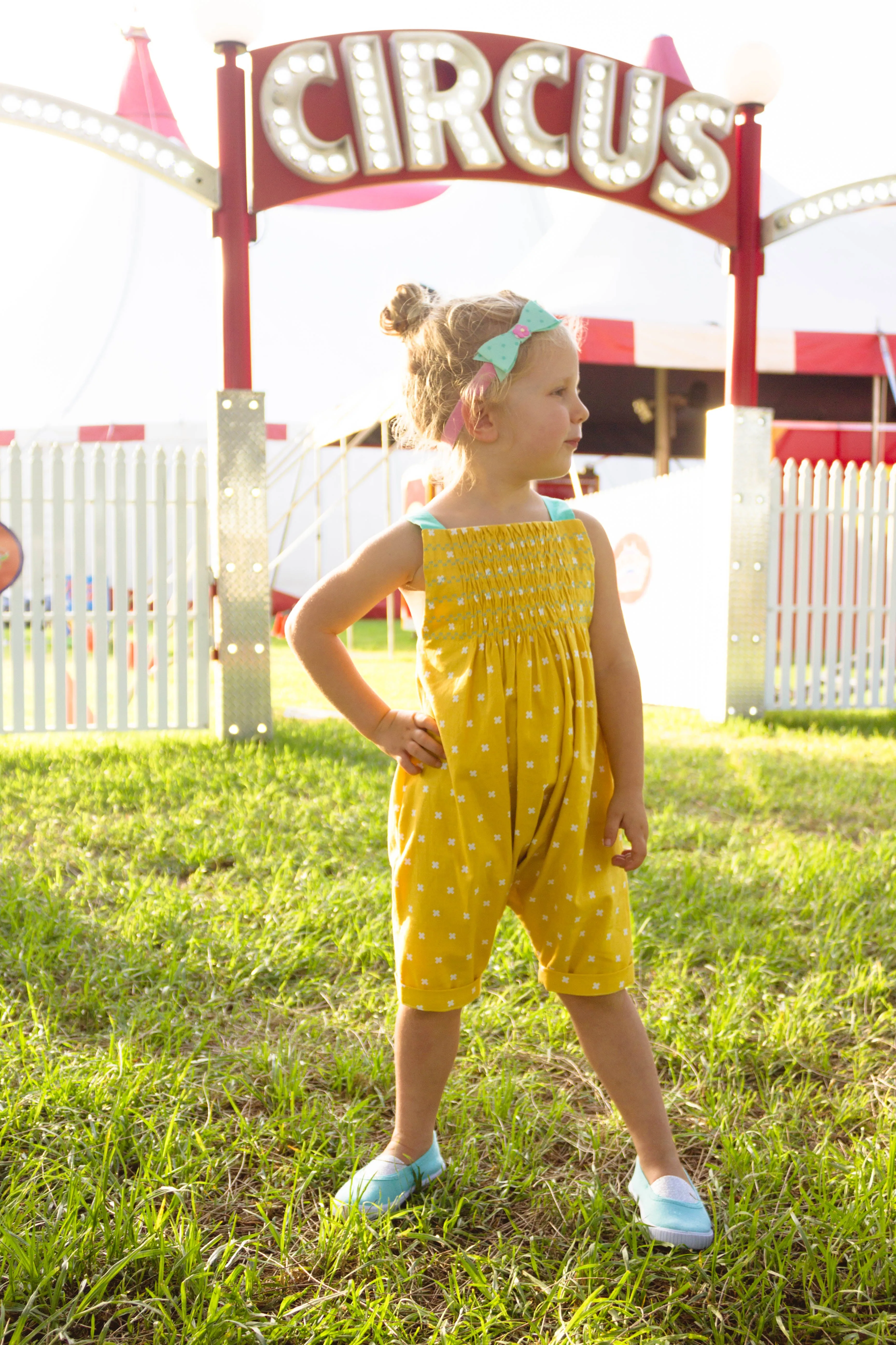 Pseudo Smock Romper Sewing Pattern