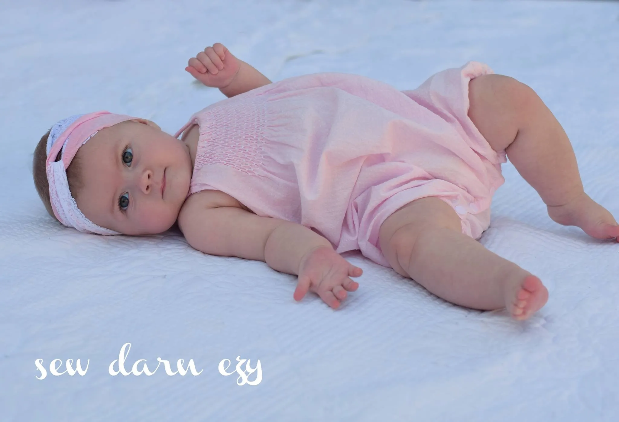 Pseudo Smock Romper Sewing Pattern