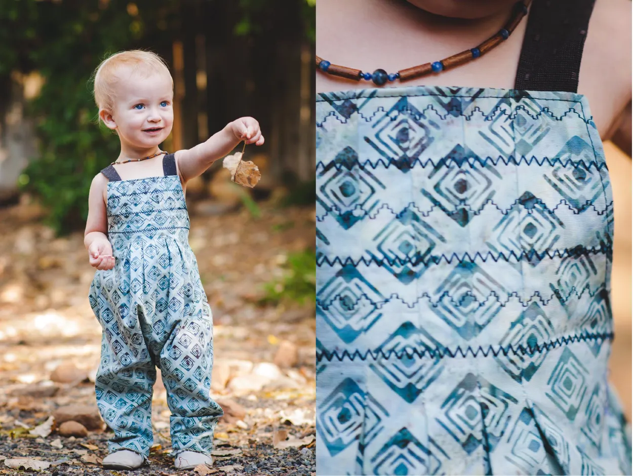 Pseudo Smock Romper Sewing Pattern