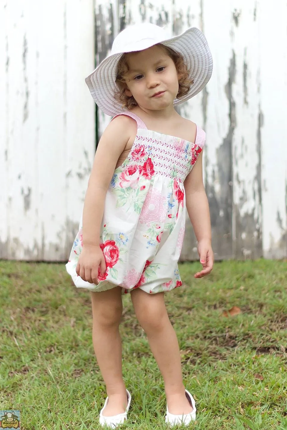 Pseudo Smock Romper Sewing Pattern