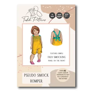 Pseudo Smock Romper Sewing Pattern