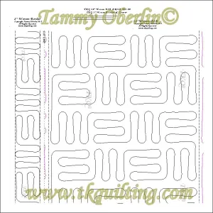 R119 18" Woven E2E and 3" Woven Border