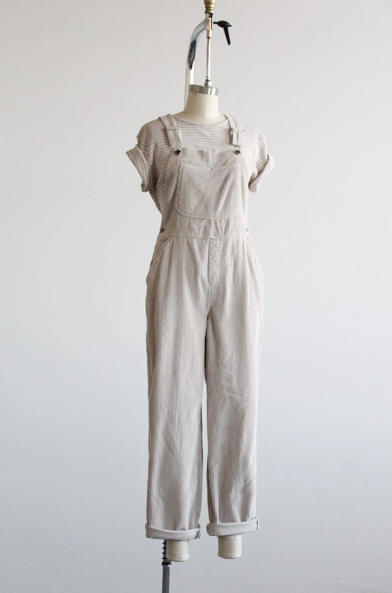 sanddune corduroy overalls