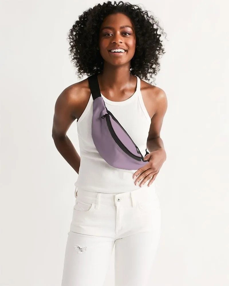 Shaded Pale Pastel Purple Gray Belt Bag | C8M30Y0K30