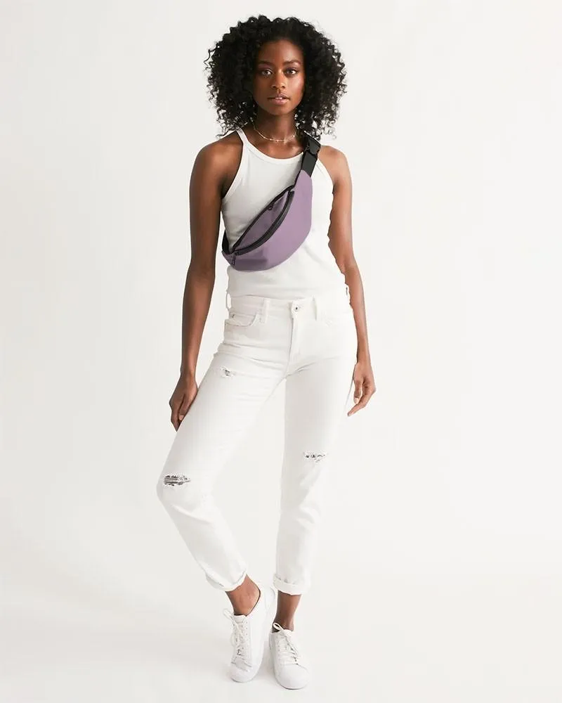 Shaded Pale Pastel Purple Gray Belt Bag | C8M30Y0K30