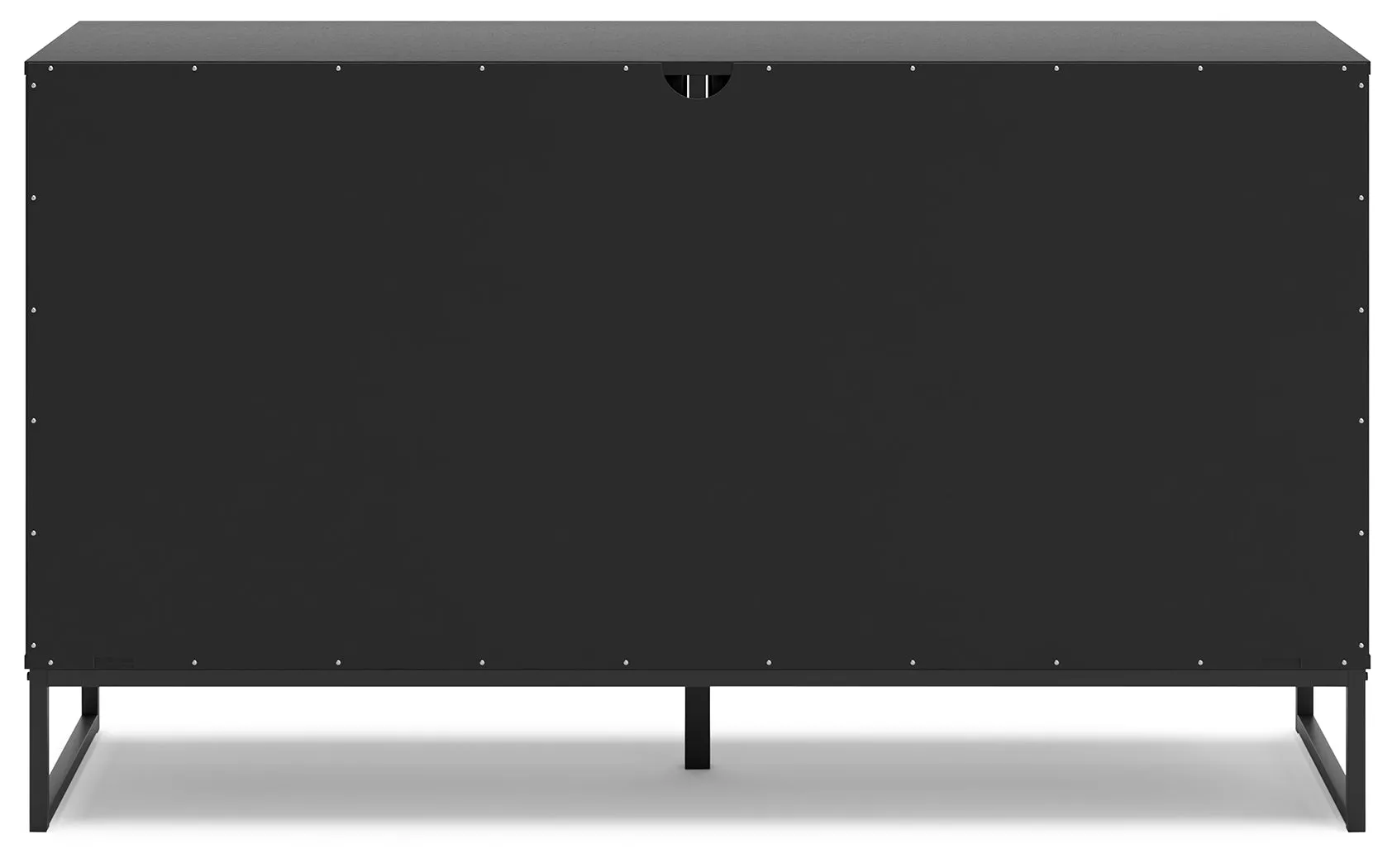 Socalle Twin Panel Headboard with Dresser and 2 Nightstands in Black