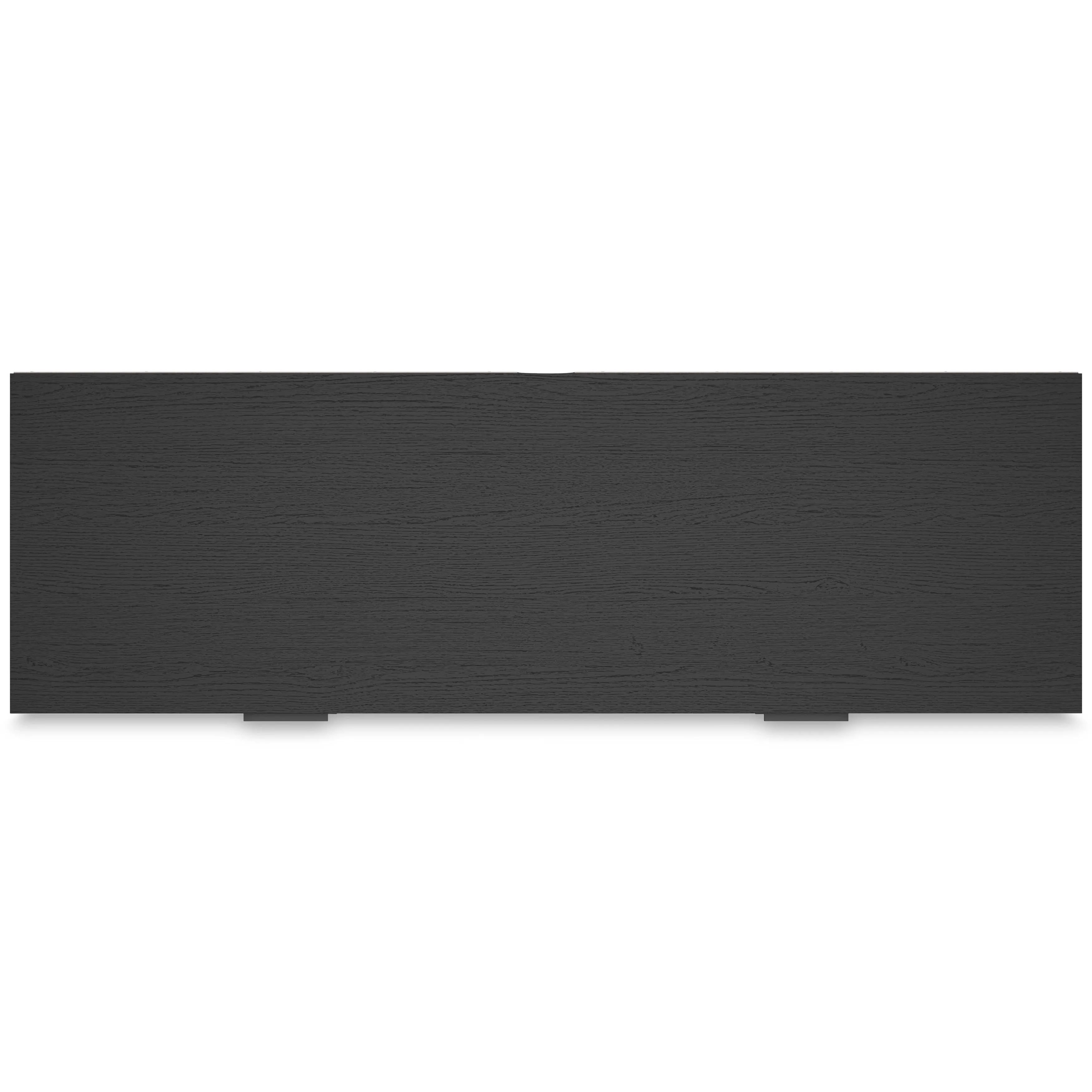Socalle Twin Panel Headboard with Dresser and Chest in Black