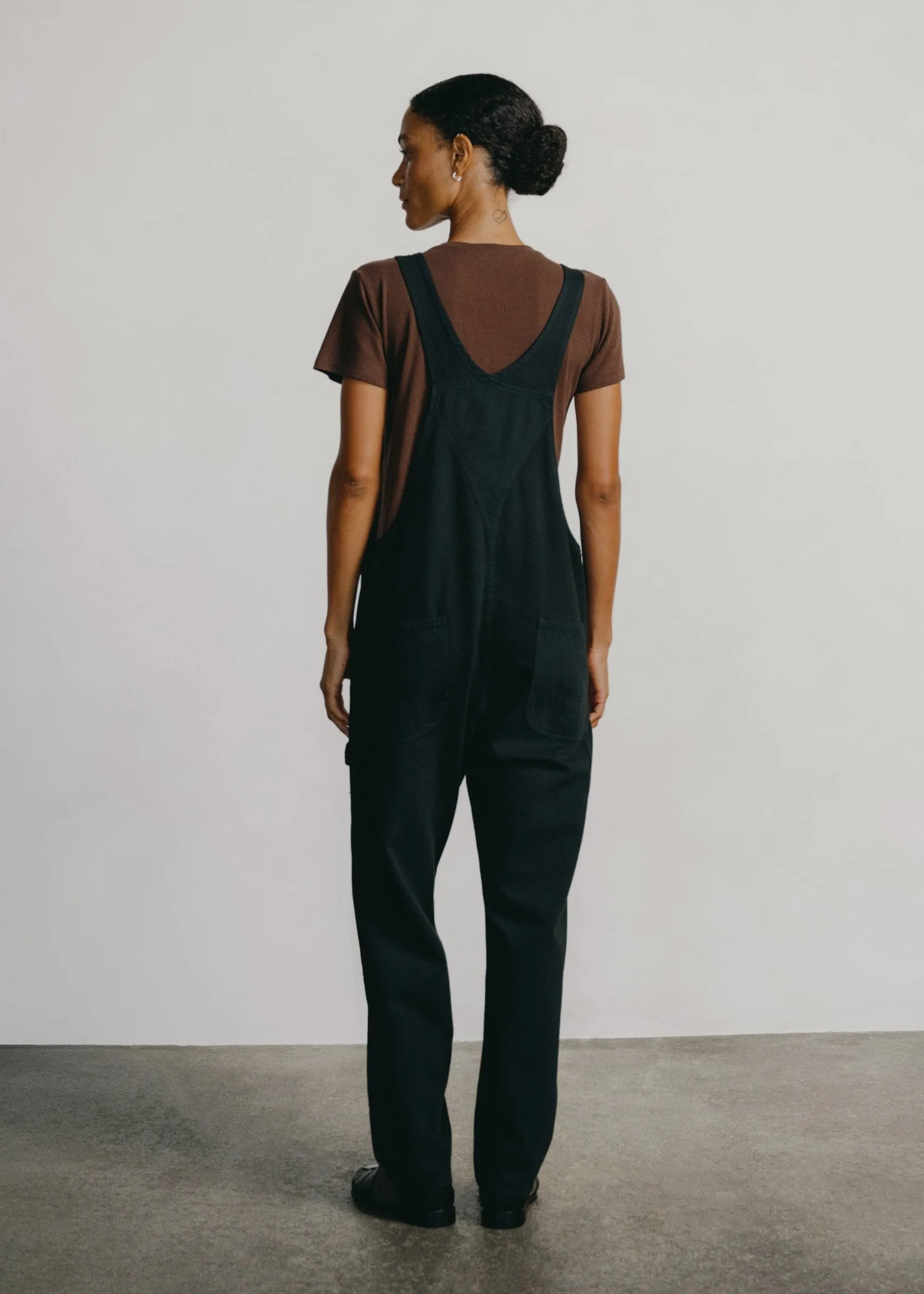 Standard Overalls, Tencel Bull Denim, Ink Black
