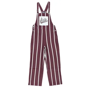 State Script Striped Game Day Overalls