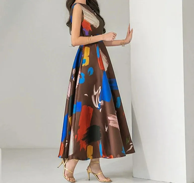 Stylish Printed  Dress