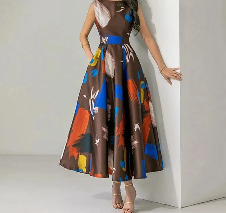 Stylish Printed  Dress