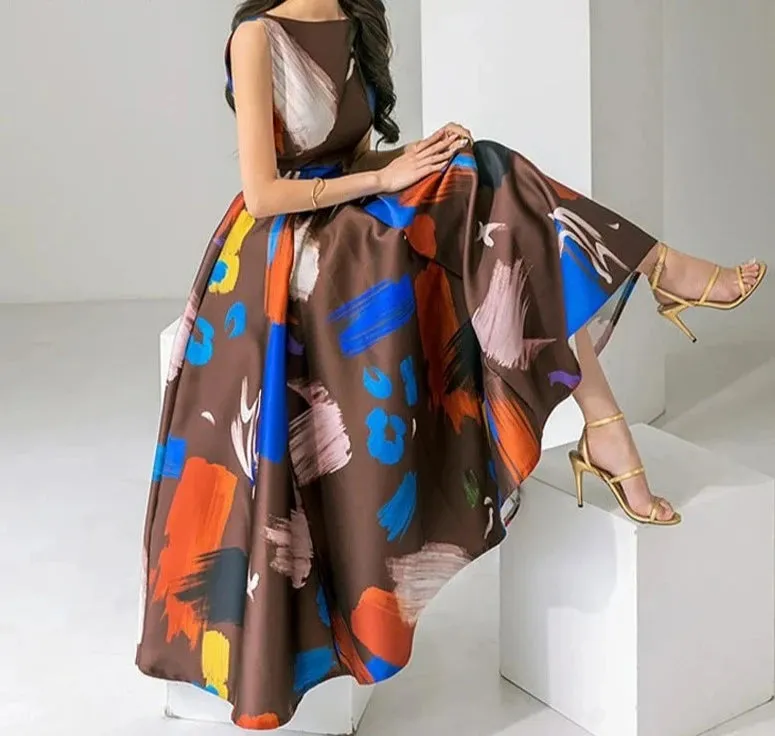 Stylish Printed  Dress