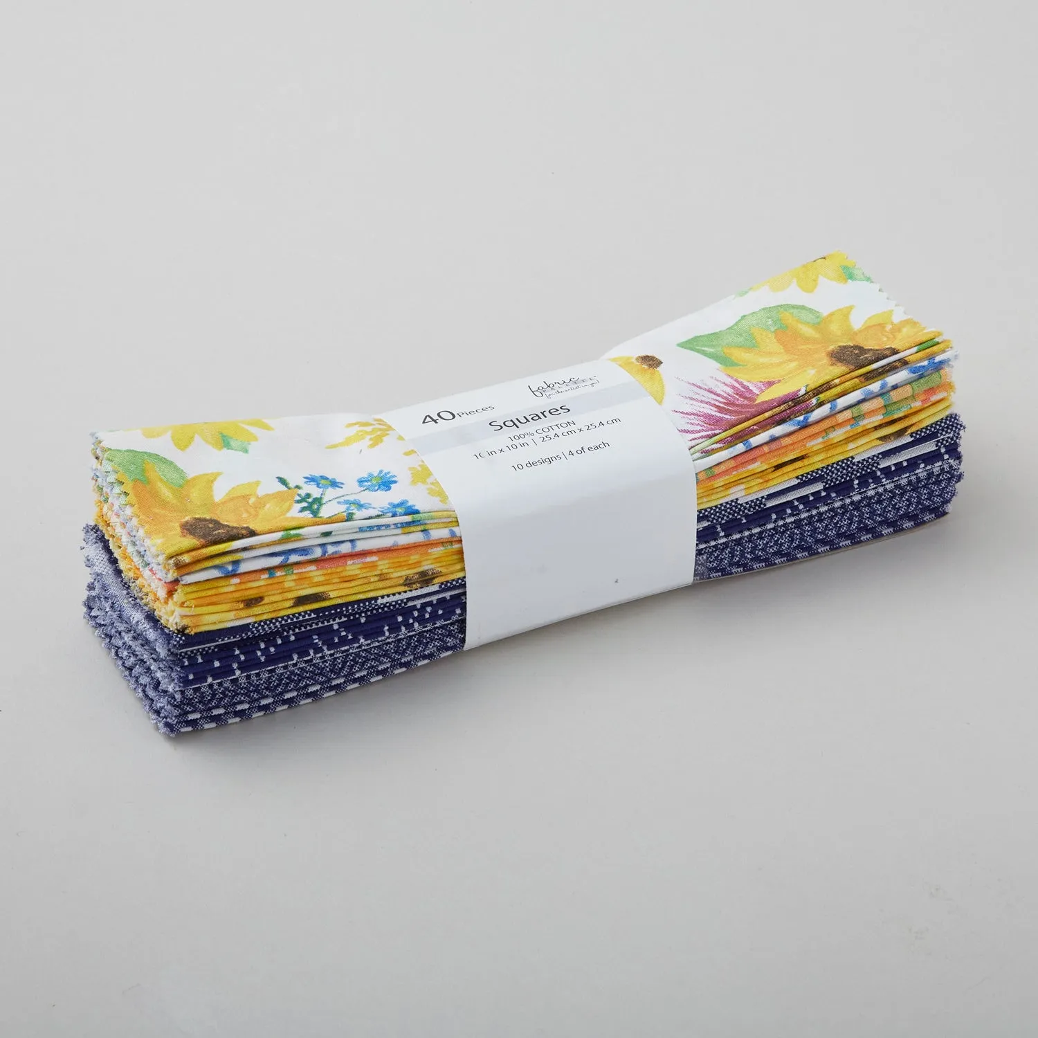 Sunflower Check Favorites 10" Squares - 40 Piece