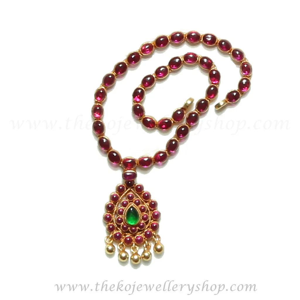 The Vistara Kempu Necklace