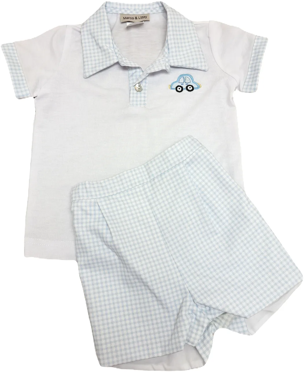 Traffic Collection Boy's short pique set
