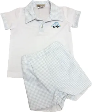 Traffic Collection Boy's short pique set