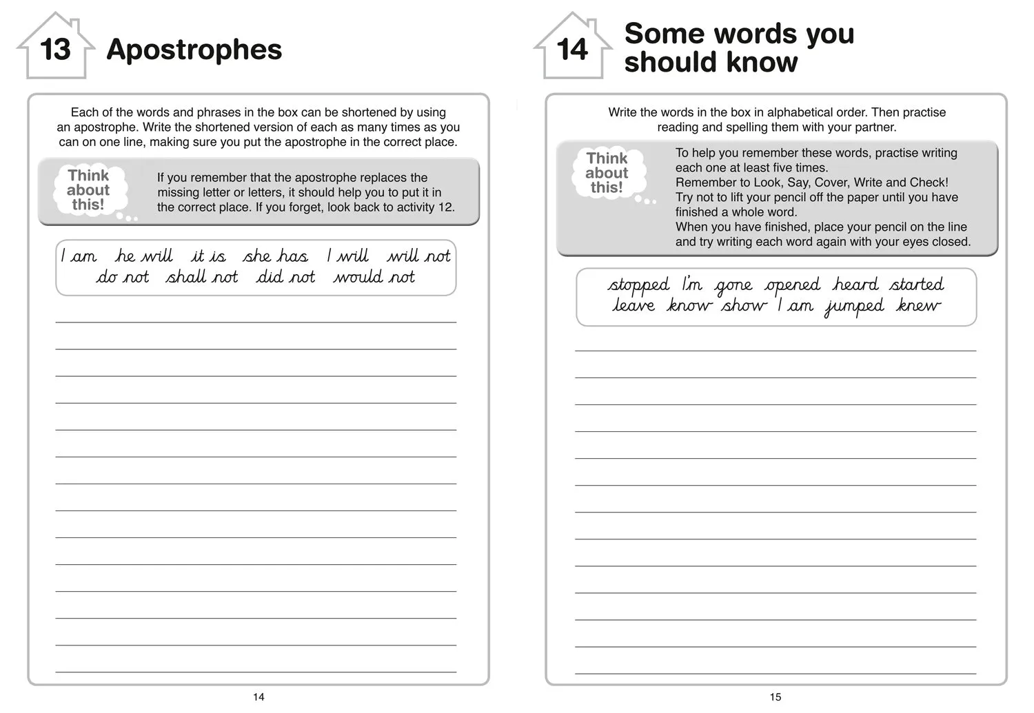 Treasure House - Handwriting Workbook 4