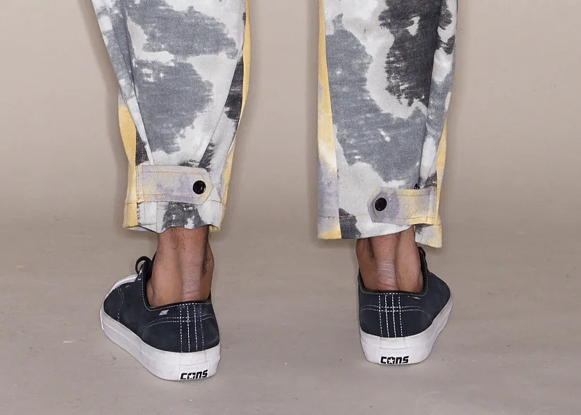 Two Tone Tie-Dye Overalls