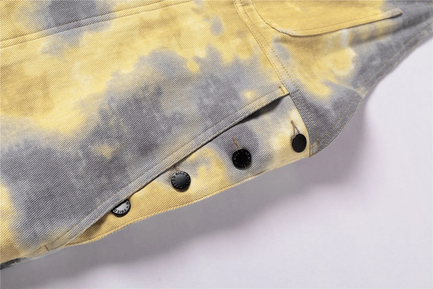 Two Tone Tie-Dye Overalls