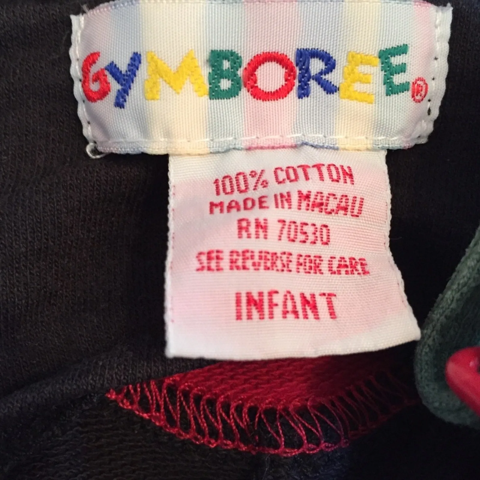 Vintage Gymboree Holiday Reindeer Overalls 12 Months