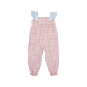 Violet's Vintage Overall - Pelham Bay Plaid with Beale Street Blue Herringbone