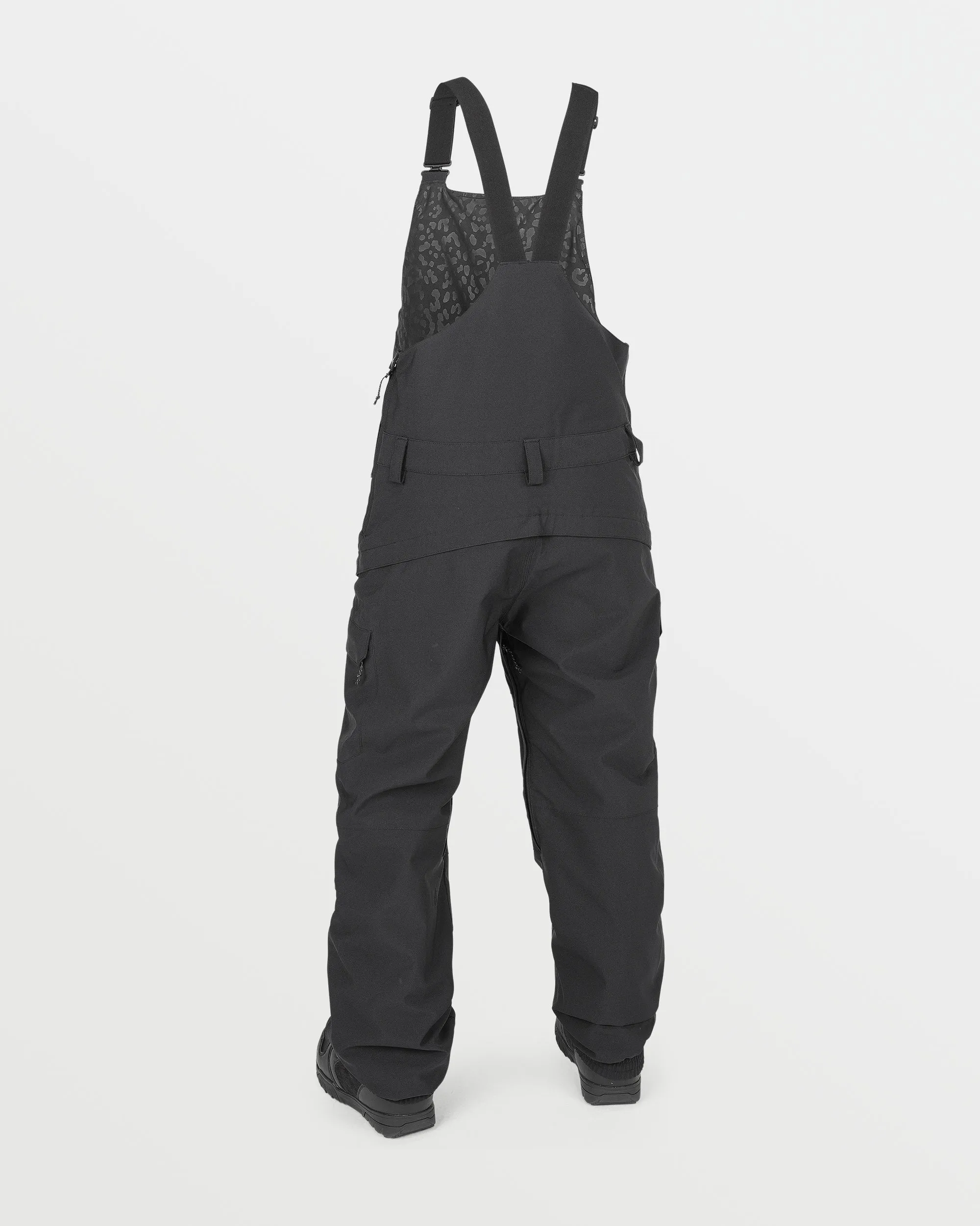 Womens Creston 3D Stretch Bib Overalls - Black